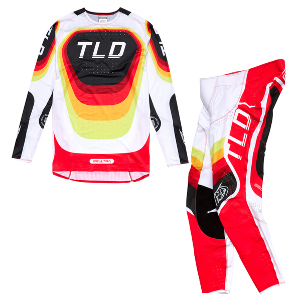 SF - Troy Lee Designs Se Ultra Kit Combo - Reverb Red / White