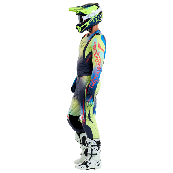 SF - Troy Lee Designs 2025 Spring Se Ultra Kit Combo - Drip Glo Yellow Dark Navy