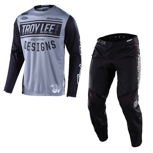 Troy Lee Designs GP Kit Combo - Race 81 Grey / Black