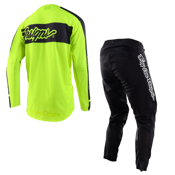 Troy Lee Designs Se Pro Air Kit Combo - Vox Flo Yellow