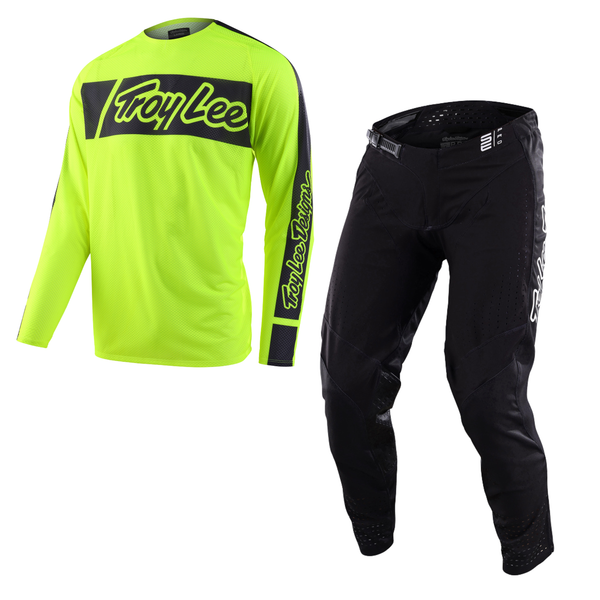 Troy Lee Designs Se Pro Air Kit Combo - Vox Flo Yellow
