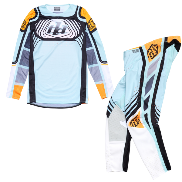 Troy Lee Designs Se Pro Kit Combo - Wavez Bleached Aqua