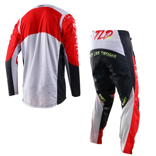 Troy Lee Designs GP Pro Kit Combo - Partical Glo Red