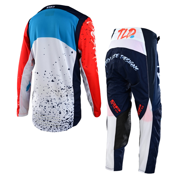 Troy Lee Designs Youth GP Pro Air Kit Combo - Partical Navy / Orange