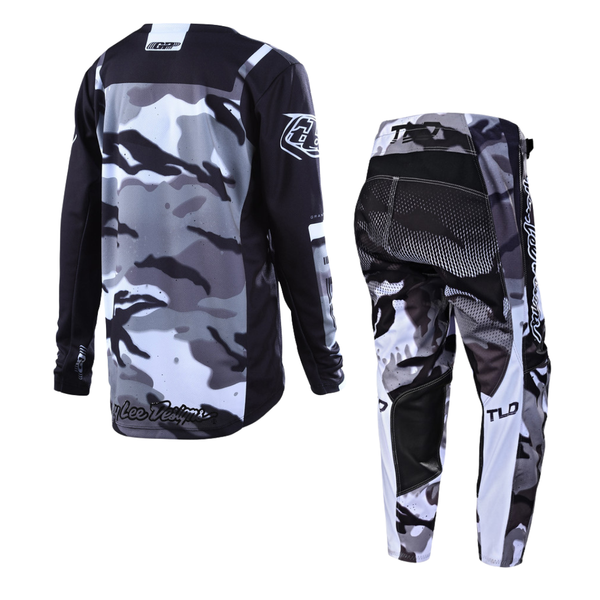 Troy Lee Designs Youth GP Kit Combo - Brazen Camo Grey