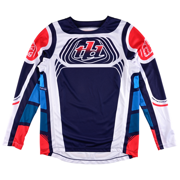 Troy Lee Designs Youth GP Pro Kit Combo - Wavez Navy / Red