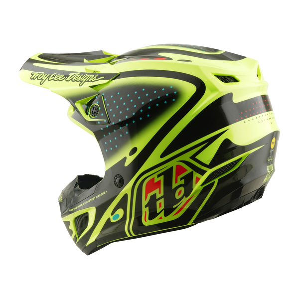 SE5 Polycarbonate Helmet w/Mips The Line (Flo Yellow)