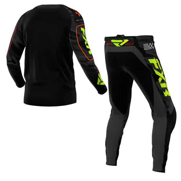 FXR Clutch MX Kit Combo - Nuke / Hi Vis / Camo