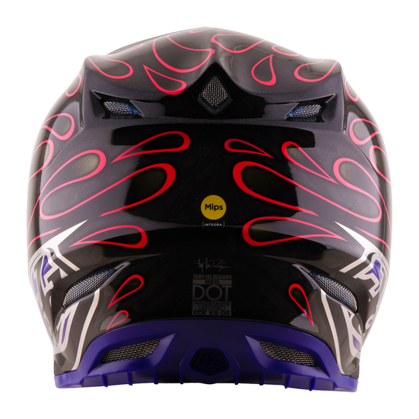 Troy Lee Designs 2026 Fall SE5 CARBON Helmet w/Mips Overspray - Black / Magenta