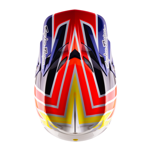 Troy Lee Designs 2026 Fall SE5 CARBON Helmet w/Mips Boltz - Navy / White