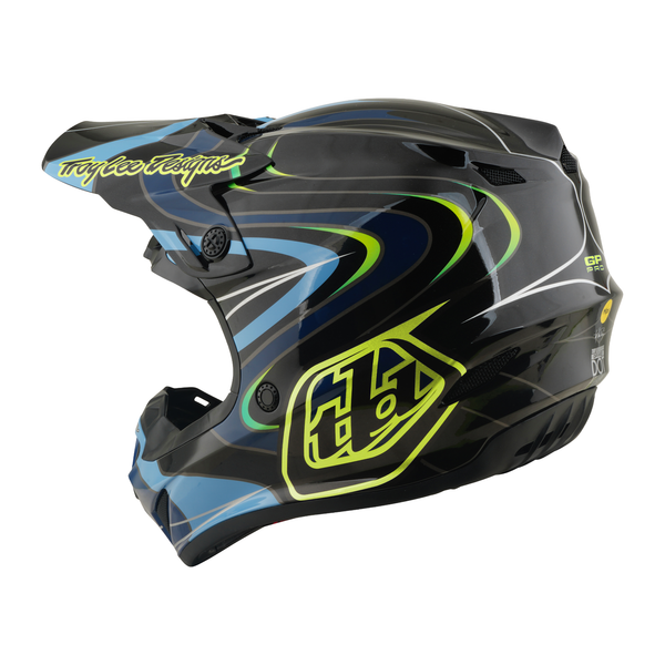 Troy Lee Designs 2026 Fall Youth GP PRO Helmet w/Mips Pulse - Black / Flo Yellow