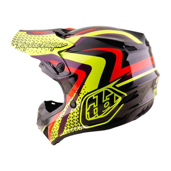Troy Lee Designs 2026 Fall Youth GP PRO Helmet w/Mips Slides - Black / Yellow