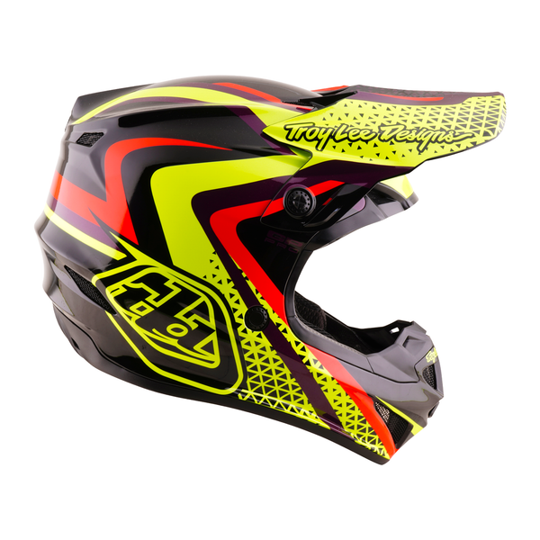 Troy Lee Designs 2026 Fall Youth GP PRO Helmet w/Mips Slides - Black / Yellow