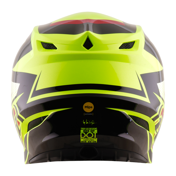 Troy Lee Designs 2026 Fall SE5 POLYCARBONATE Helmet w/Mips Ripper - Flo Yellow