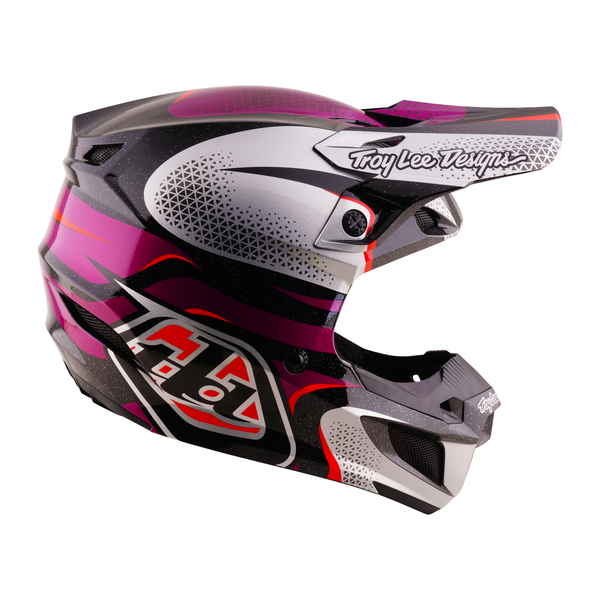 Troy Lee Designs 2026 Fall SE5 POLYCARBONATE Helmet w/Mips Aura - Violet / Black