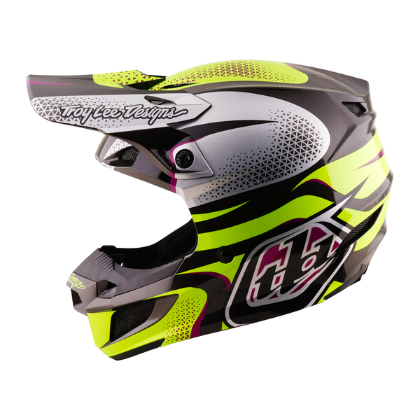 Troy Lee Designs 2026 Fall SE5 POLYCARBONATE Helmet w/Mips Aura - Yellow / Black