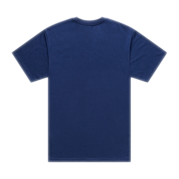 Troy Lee Designs 2026 Fall Short Sleeve Tee Signature - Navy / Aero Blue
