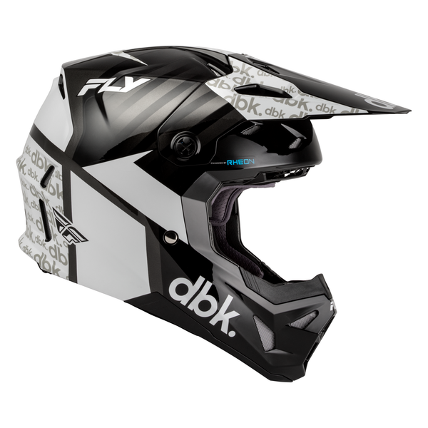Fly Racing Formula CP DBK Helmet - Black / White / Grey