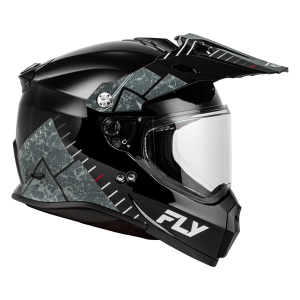 Fly Racing Trekker Helmet - Black / Grey