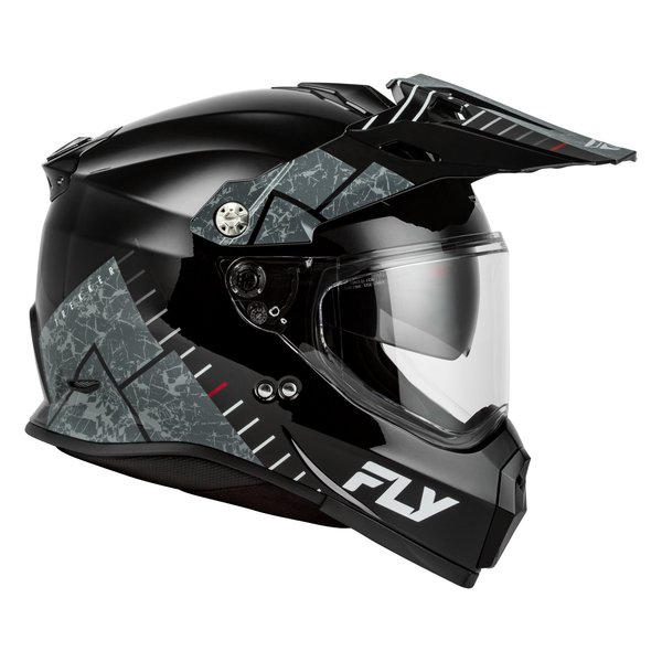 Fly Racing Trekker Helmet - Black / Grey