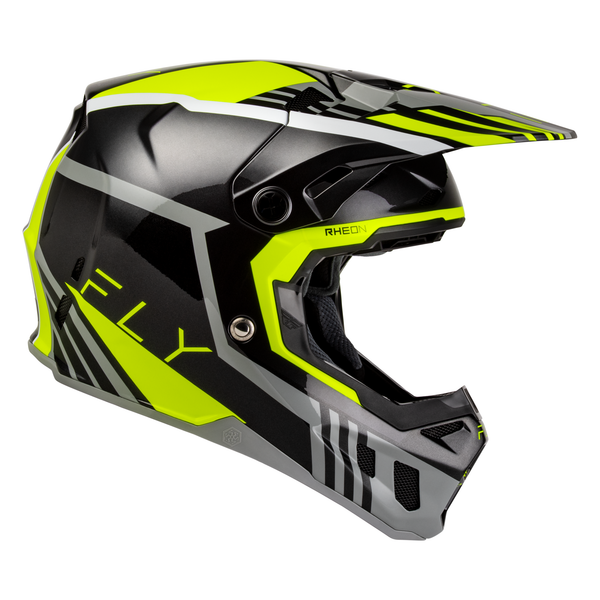 Fly Racing Formula CC Strike Helmet - Grey / Black / Hi-Vis