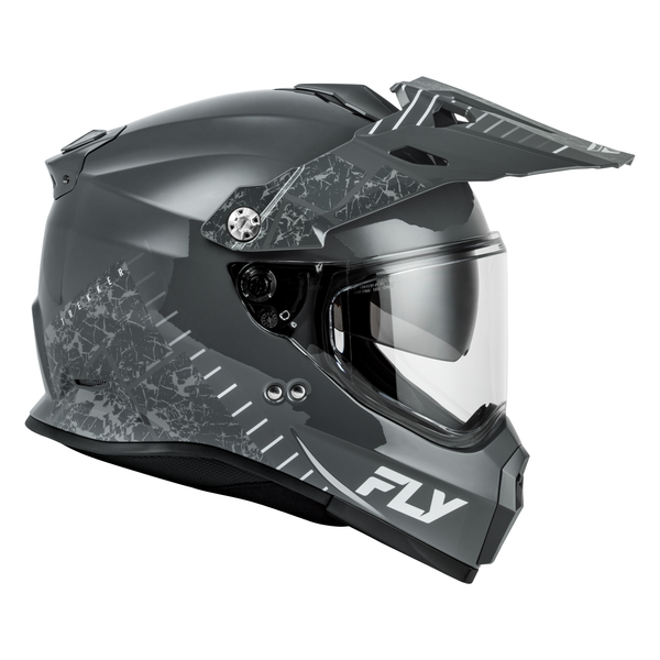 Fly Racing Trekker Helmet - Grey / Grey