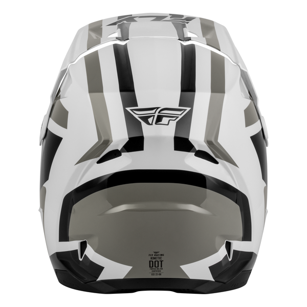 Fly Racing Kinetic Sync Helmet - White / Black / Grey