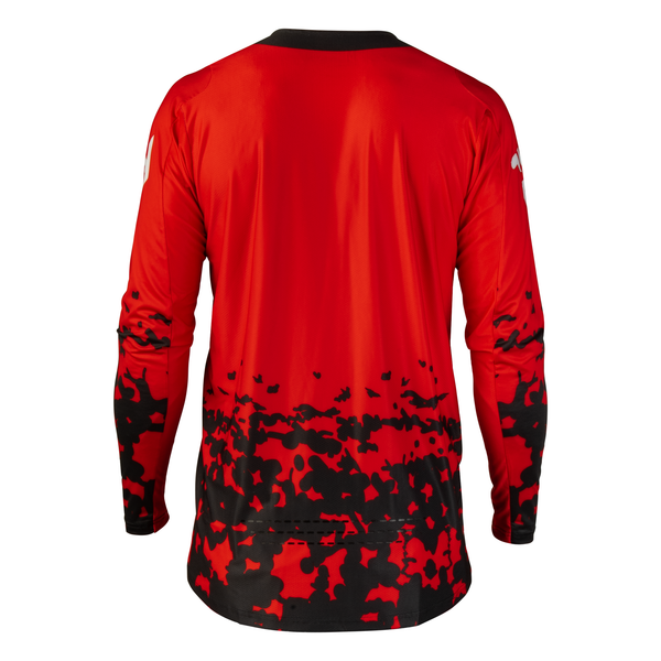 Fly Racing Lite Flake Jersey - Red / Grey / Black