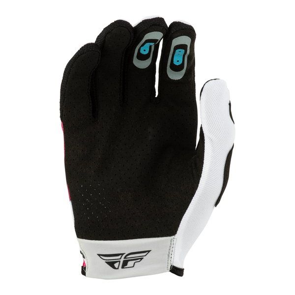 Fly Racing Lite Vibe Gloves - White / Pink / Blue