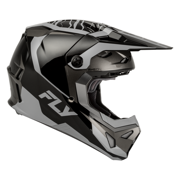 Fly Racing Formula CP Charge Helmet - Black / Grey / Light Grey