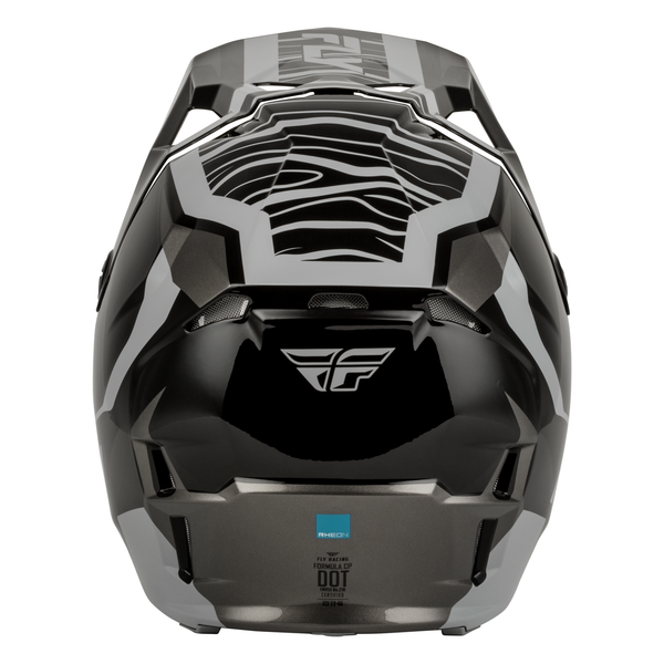 Fly Racing Formula CP Charge Helmet - Black / Grey / Light Grey
