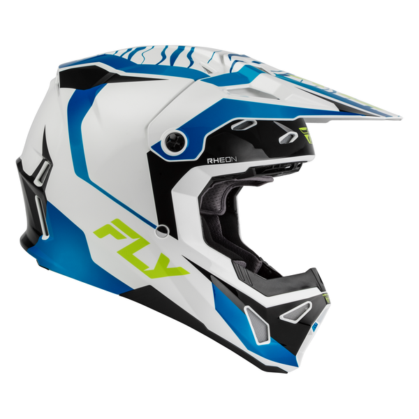 Fly Racing Formula CP Charge Helmet - White / Blue / Black