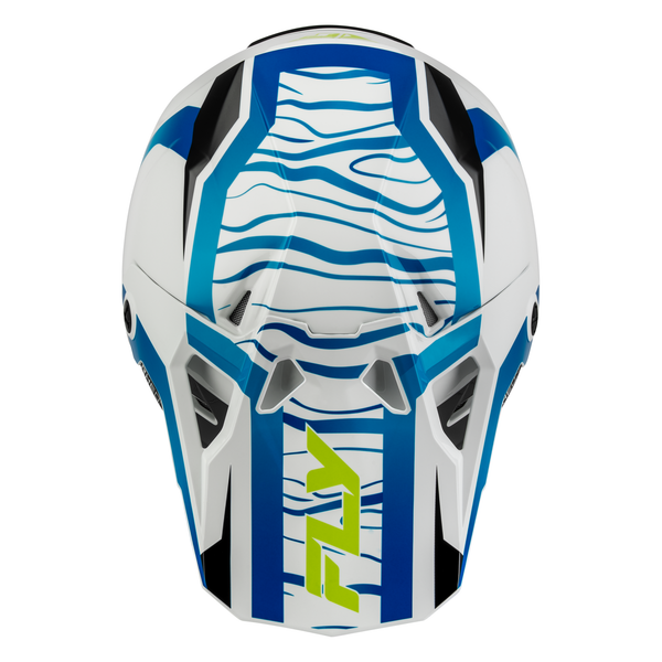 Fly Racing Formula CP Charge Helmet - White / Blue / Black