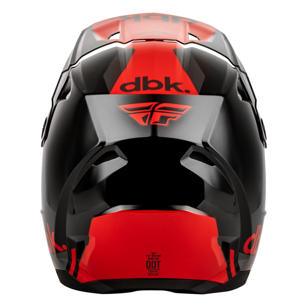 Fly Racing Kinetic DBK 27 Helmet - Black / Red / Grey