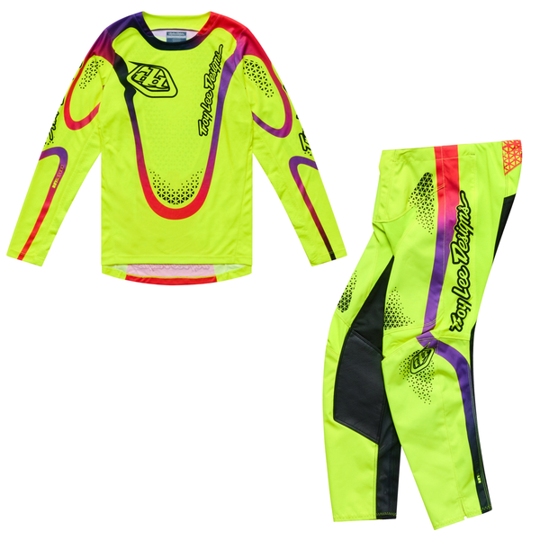 Troy Lee Designs 2026 Fall Youth GP Pro Kit Combo - Aura Flo Yellow