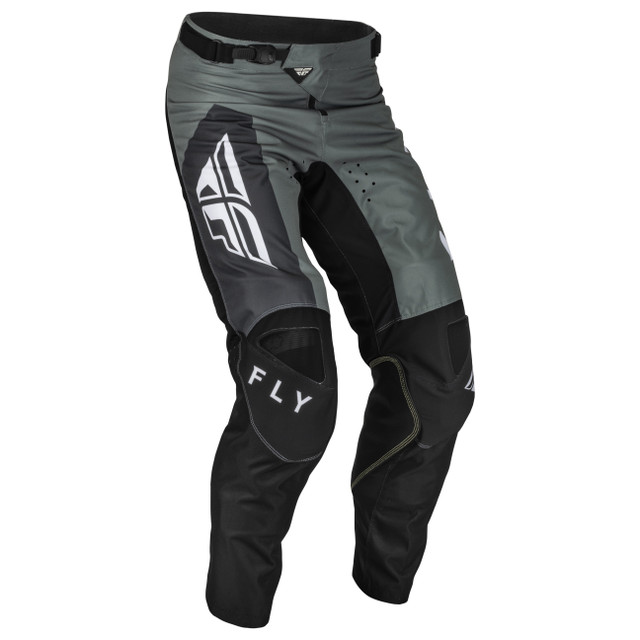 Fly 2023 Kinetic Jet Adult Pants (Grey/Dark Grey/Black) Front Right