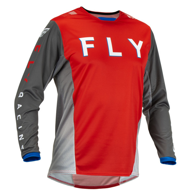 Fly 2023 Kinetic Kore Adult Jersey (Red/Grey) Front