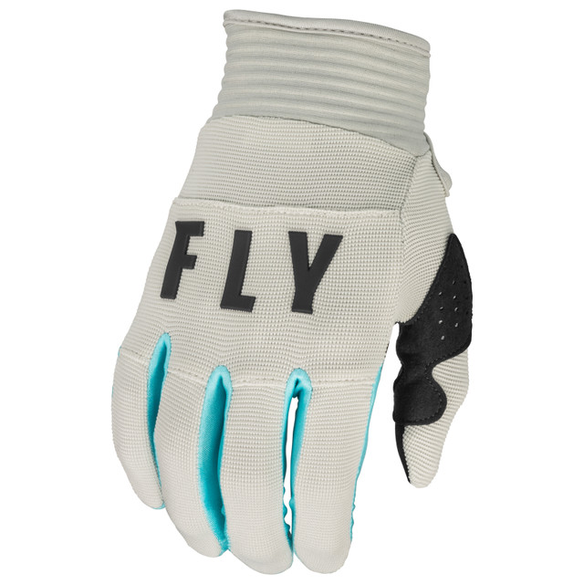 Fly 2023 F-16 Youth Gloves (Light Grey/Sky Blue) Back