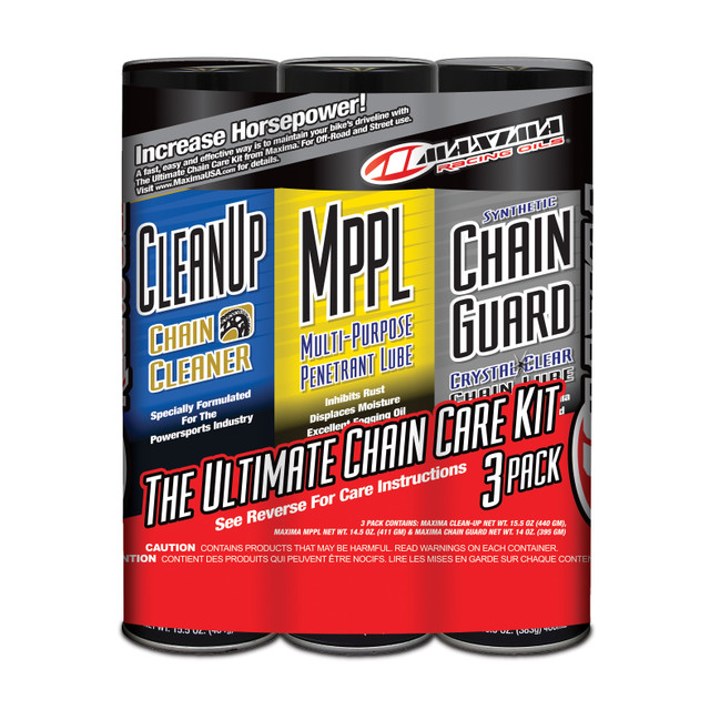 Maxima Chain Syn Guard Maintenance Combo Kit 3 Pack (4 Per Box)