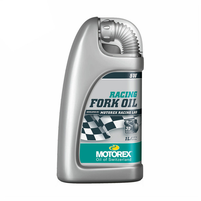 Motorex Racing Fork Oil (SAE 5wt) 1 Litre (12 Per Box)