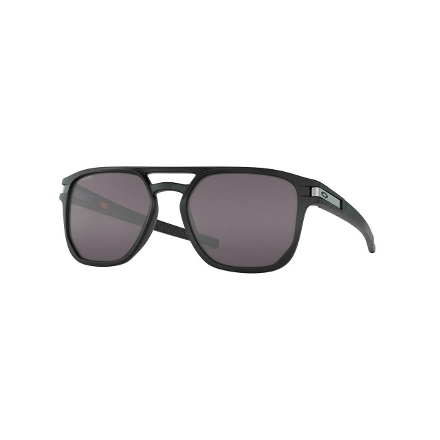 Oakley Latch Beta Sunglasses Adult (Matte Black) Prizm Grey Lens Front Left