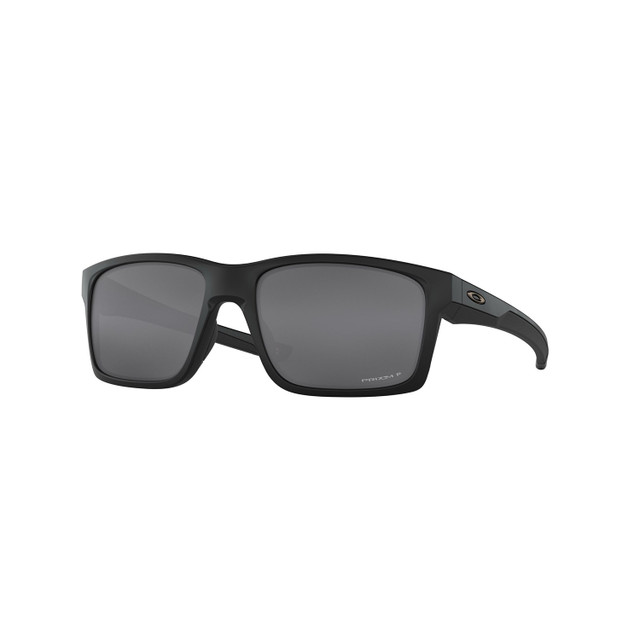 Oakley Mainlink XL Sunglasses Adult (Matte Black) Prizm Black Polarized Lens Front Left