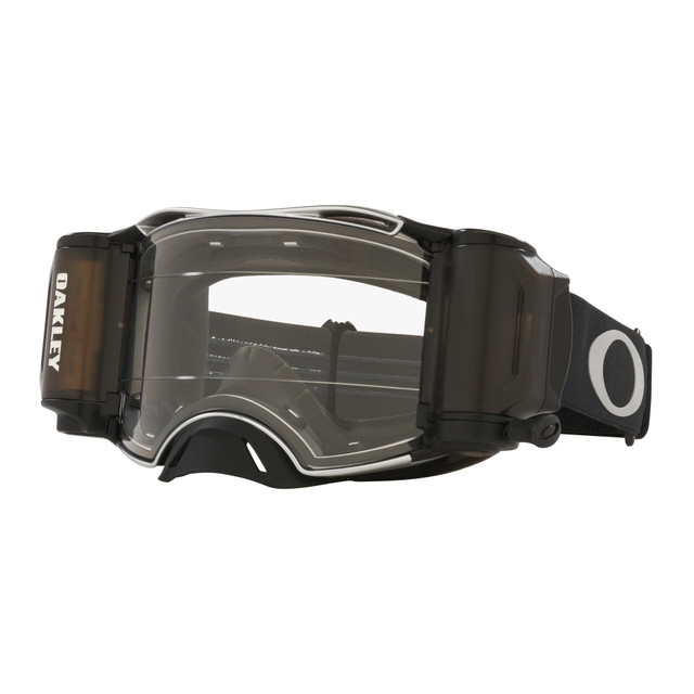 Oakley Airbrake MX Goggle (Tuff Blocks Black/Gunmetal) Clear Lens Inc. Roll Offs Front Left Oakley Airbrake MX Goggle (Tuff Blocks Black/Gunmetal) Clear Lens Inc. Roll Offs Front Left