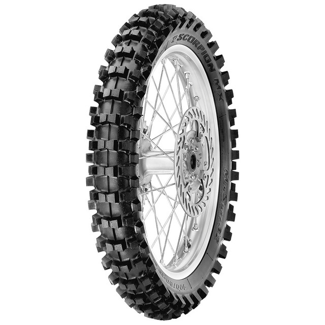 Pirelli Rear Tyre Scorpion MX32 (Mid-Soft) Size 110/90-19 NHS 62M