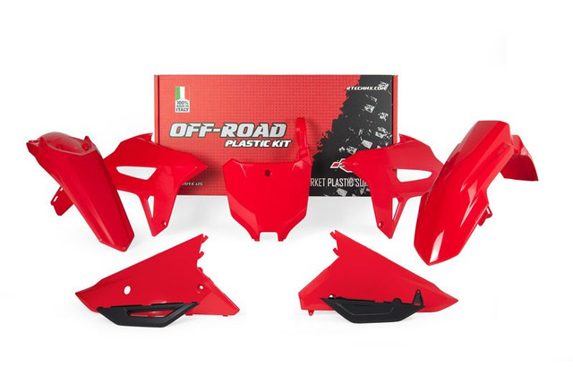 Rtech Plastic Kit (6pc) With Air Box Cover (CRF Red) Honda CRF450 21-22 Rtech Plastic Kit (6pc) With Air Box Cover (CRF Red) Honda CRF450 21-22