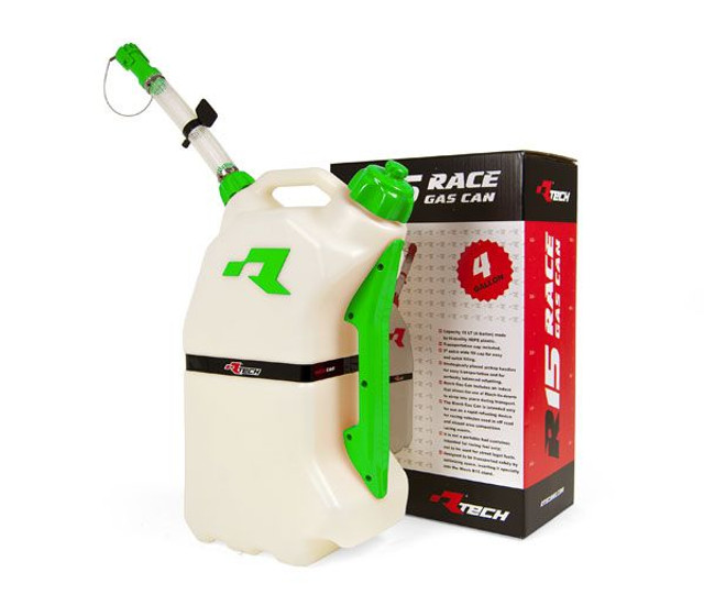Rtech Fuel Can (15L) With Flexible Hose Spout (Clear/Green) Rtech Fuel Can (15L) With Flexible Hose Spout (Clear/Green)
