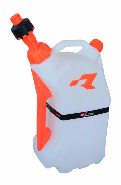 Rtech Fuel Can (15L) With Quick Fill System (Clear/Orange)