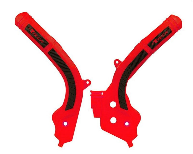 Rtech Frame Protectors (Red/Black) Beta RR 125-480 20-21