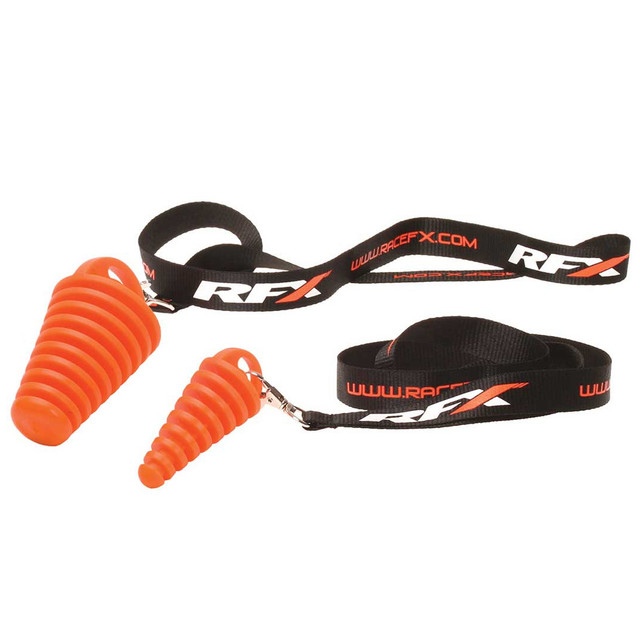 RFX Race Series Exhaust Bung 2 Stroke (Orange) Includes RFX Lanyard