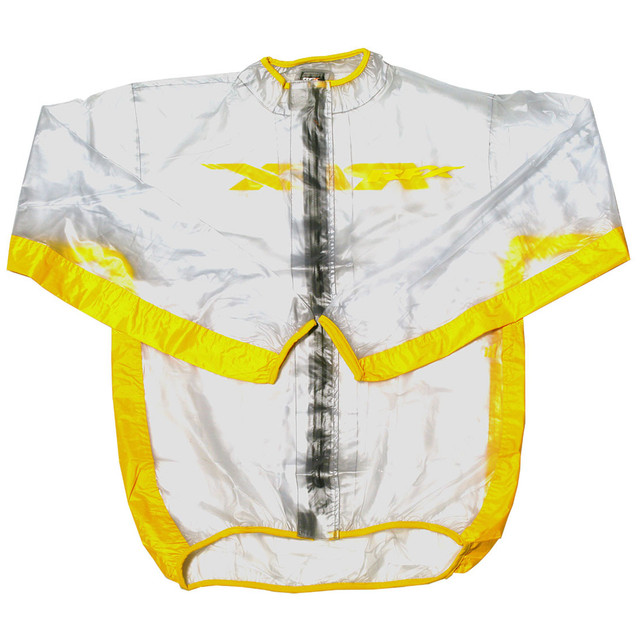 RFX Race Series Adult Wet Jacket (Clear/Yellow) Front RFX Race Series Adult Wet Jacket (Clear/Yellow) Front